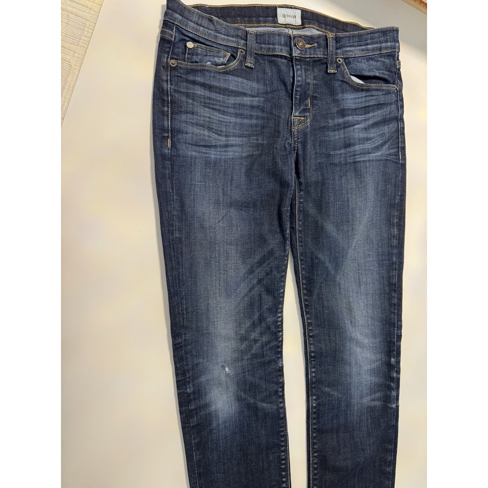 Hudson Krista Super Skinny Jeans Women's Size 27 Dark Wash Ankle Denim